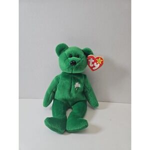 Ty Beanie Baby Erin The Bear 1997‎ Retired Plush Toy (2)